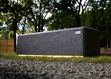 Скамейка Stonehenge bench с подсветкой (100х50х60 см.)