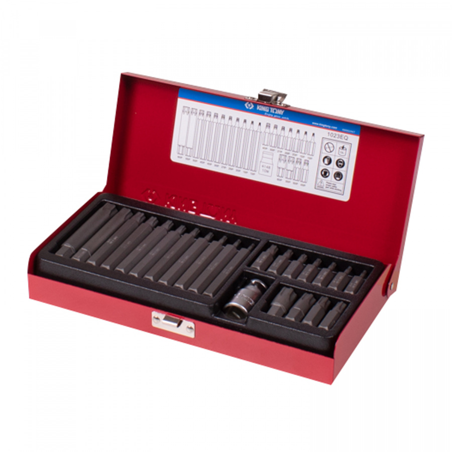 Набор вставок (бит) 10 мм, TORX PLUS, IP10-IP60, 23 предмета  2