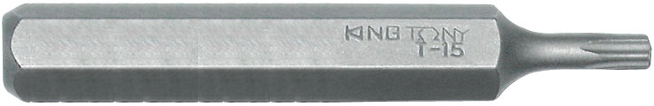 Вставка (бита) торцевая 5/16;, TORX, T15, L = 70 мм KING TONY 187015T 2
