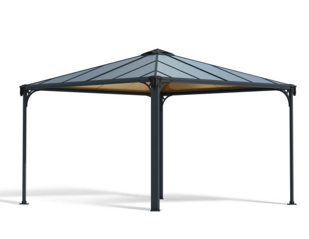 Беседка открытая Gazebo Palermo 3600 Grey 2