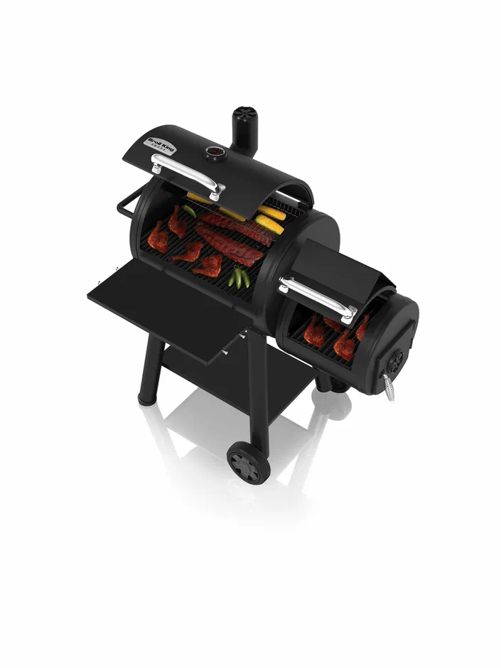 Угольный гриль коптильня Broil King Regal Offset 400