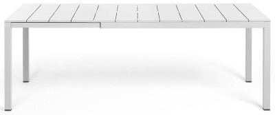 Стол металлический раздвижной Rio Alu 140 Extensibile (Белый)