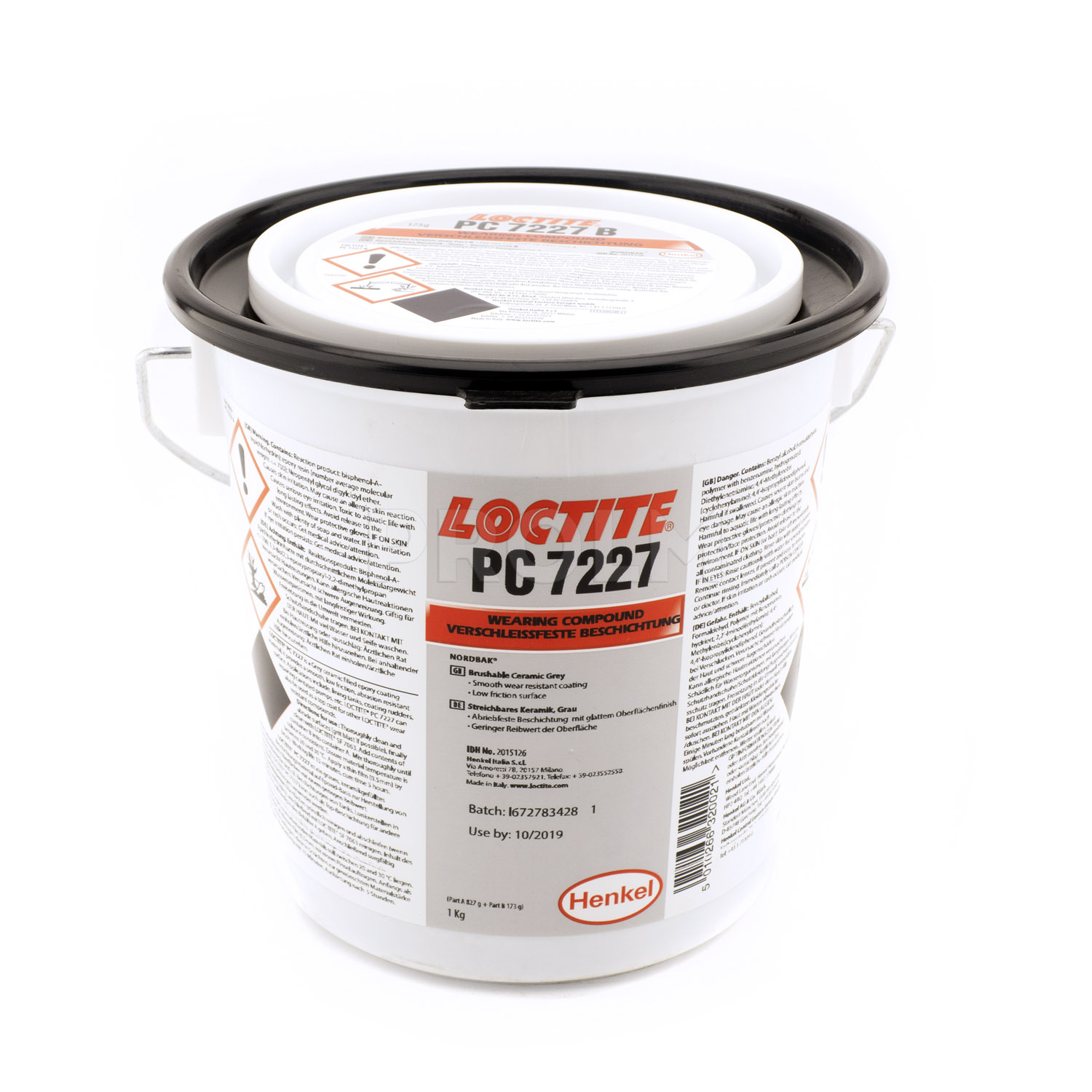 Loctite 7227 Износостойкий состав для нанесения кистью, серый, 1кг 2
