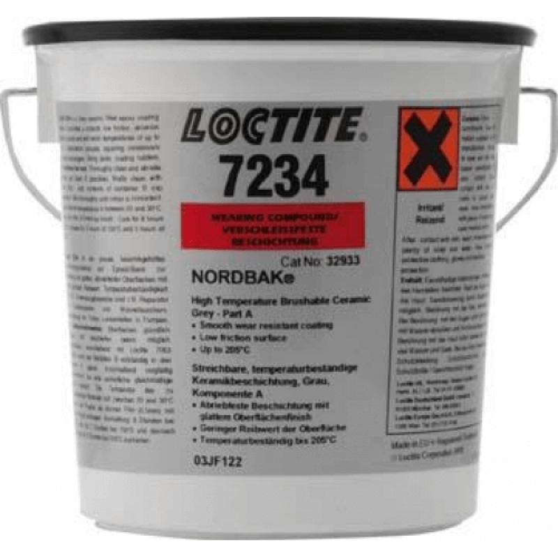 Loctite 7234 Термостойкий для нанесения кистью, серый 1 кг 2