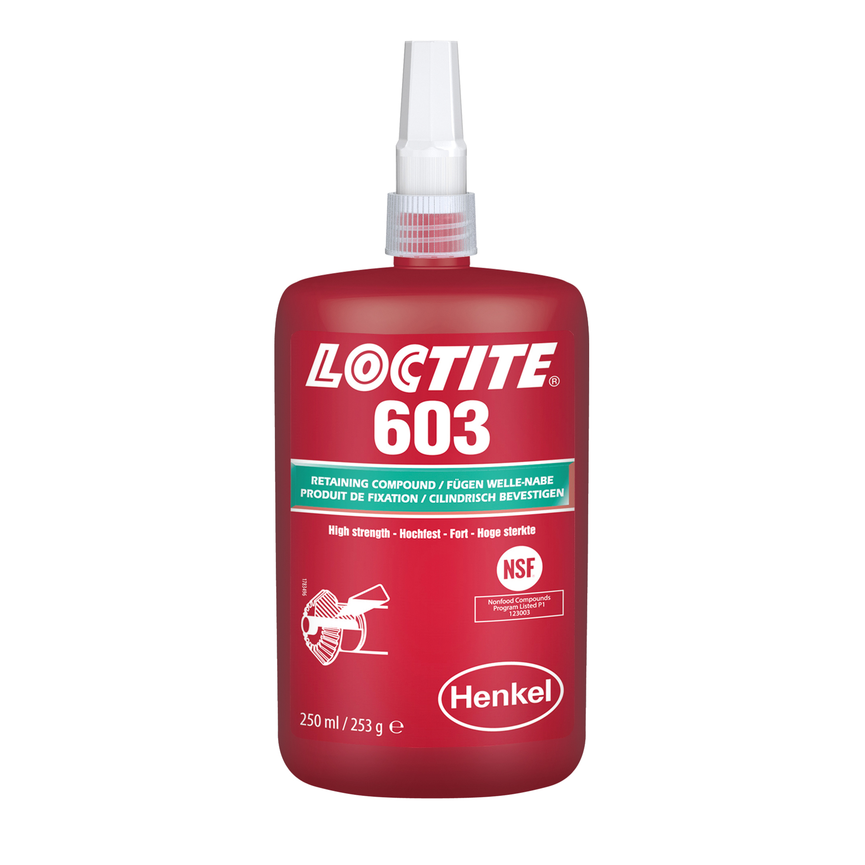 Loctite 603 Фиксатор цилиндрических соед. 250мл 2