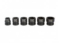 Набор головок 6 шт, 1/2", 13-24 мм MIGHTY SEVEN MA42006M
