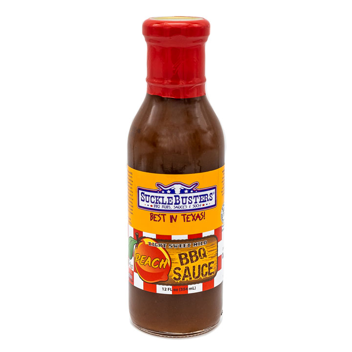 Соус барбекю Suckle Busters Peach BBQ Sauce, стеклянная бутылка, 354 мл 2
