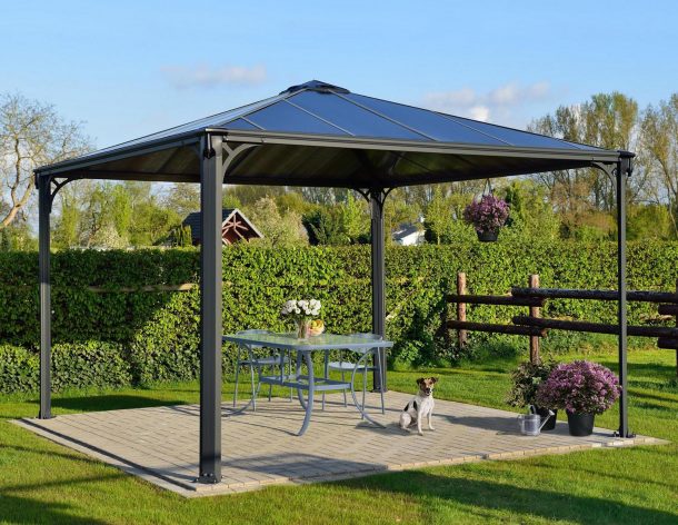 Беседка открытая Gazebo Palermo 3600 Grey