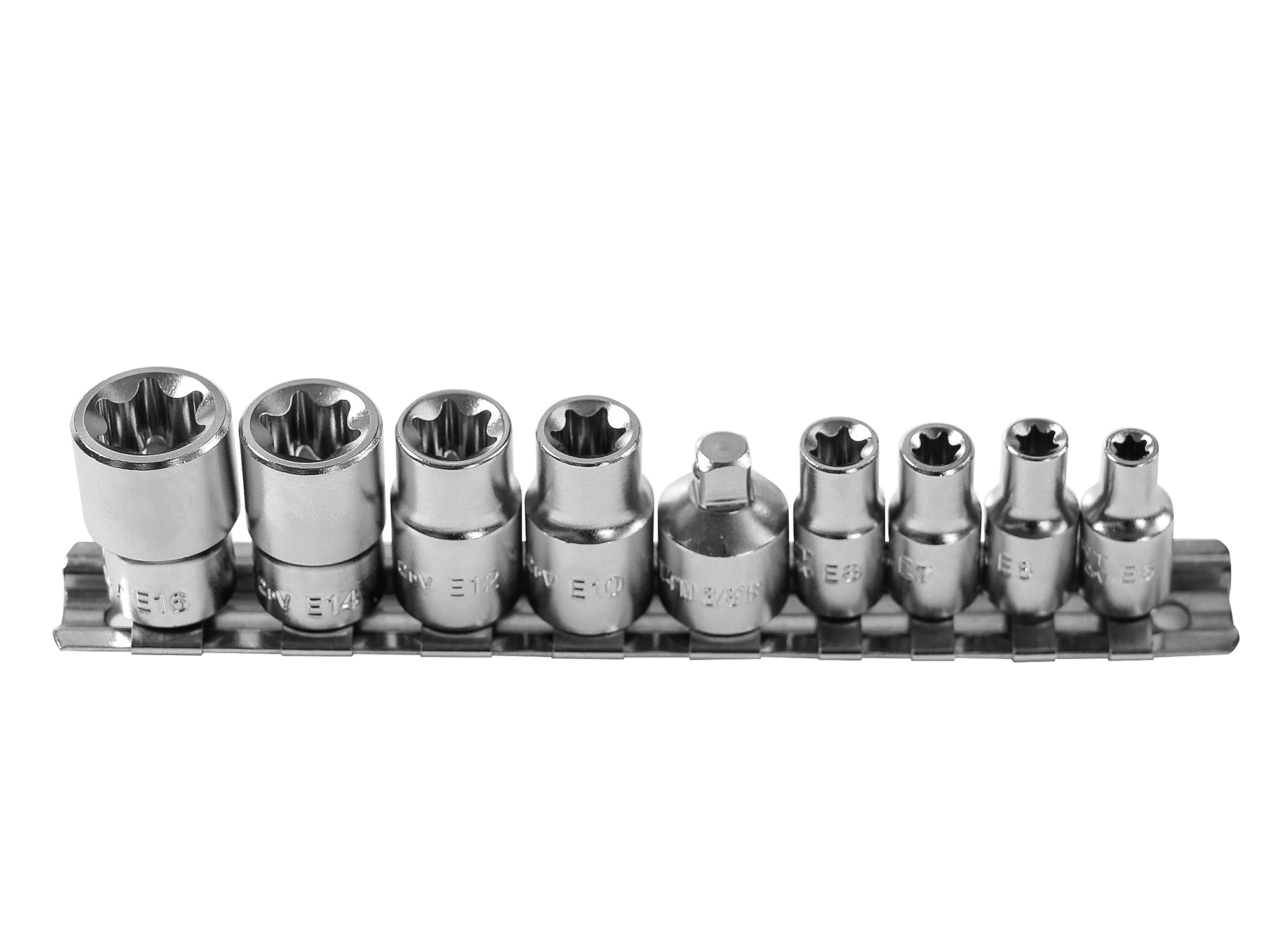 Набор торцевых головок Torx 1/4",  3/8",  9 шт. 2