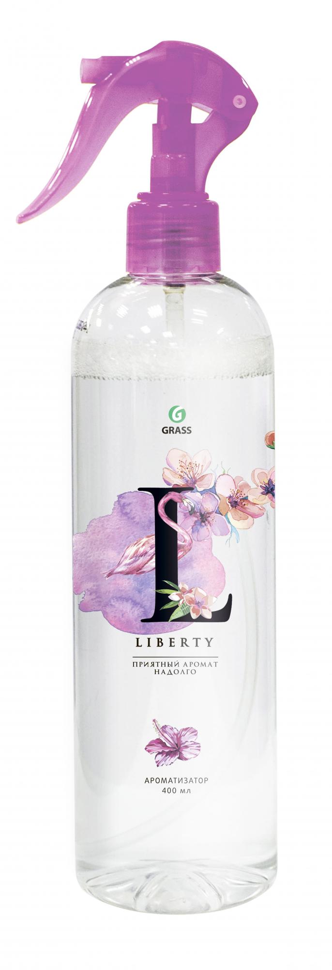 Жидкий освежитель воздуха "Liberty" 400 мл (розовый) GRASS 2