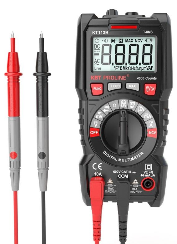 Мультиметр цифровой KT 113B "PROLINE"  2