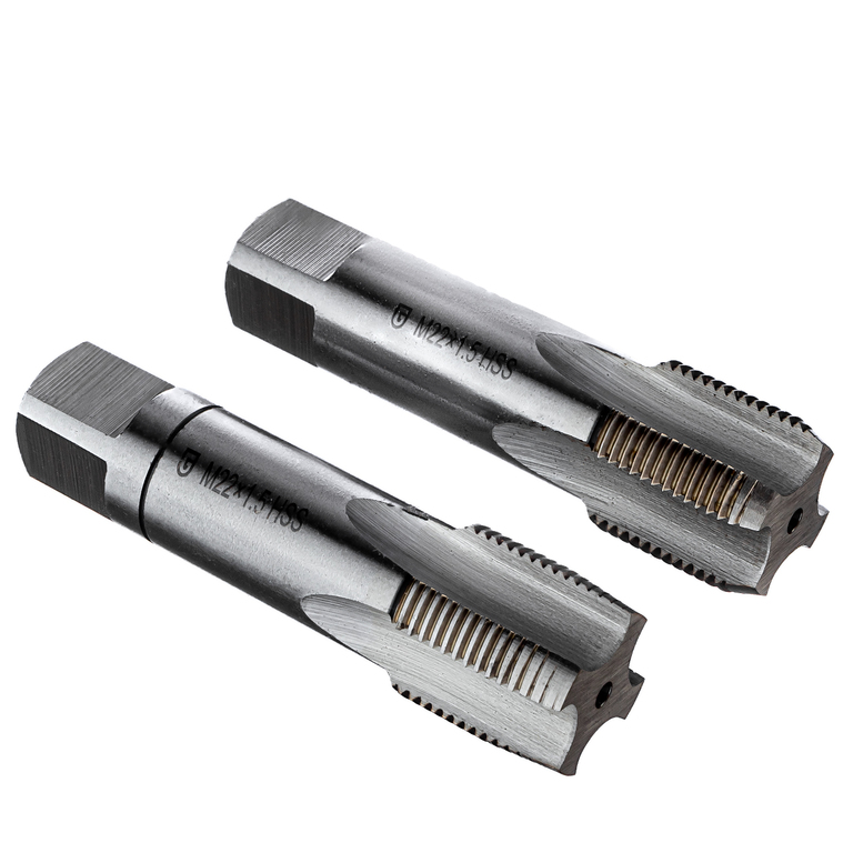 Метчики ручные Mf22x1.5, DIN 2181, HSS, 6H, комплект из 2 штук 2
