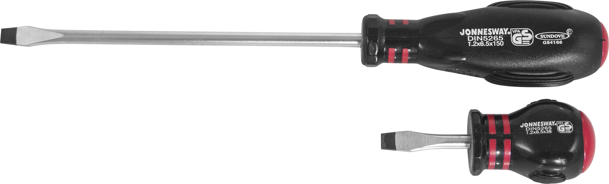 Отвертка шлицевая Hercules SL 0,8х4х80, 160 мм 2