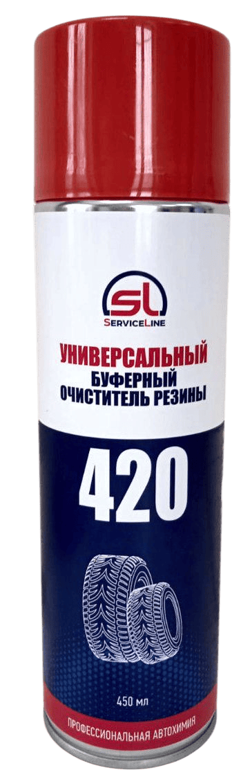 Очиститель резины буферный универсальный 450 мл. (аэрозоль) 2