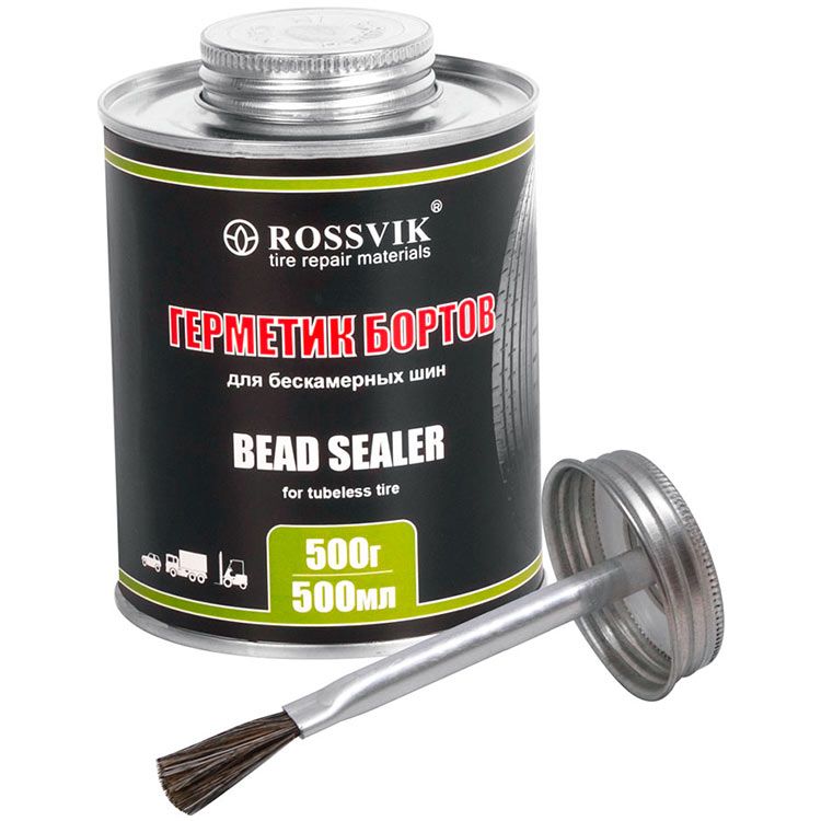 Герметик бортов для бескамерных шин Bead Sealer For Tubeless Tire (банка с кистью), 500 мл / 500 г 2