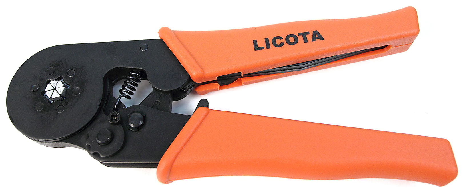 Пресс-клещи шестигранные для опрессовки изолированных наконечников 0.08-5 мм² Licota  ACP-6304_2