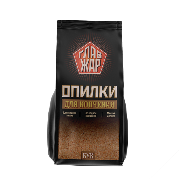 Буковые опилки для холодного копчения "ГлавЖар" 2