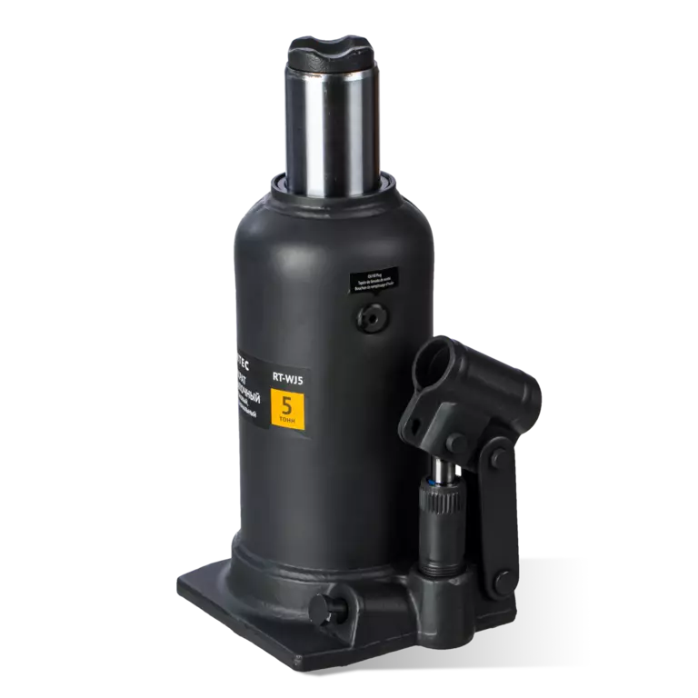 Домкрат бутылочный, двухштоковый,профессиональный 5 т, 230-500 мм  RT-WJ5_3