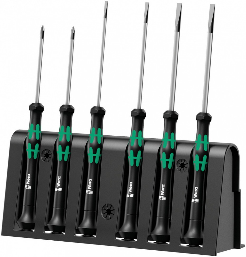 Набор отверток WERA Kraftform Micro 2035/6 A для электроники на подставке, 6 предметов 2