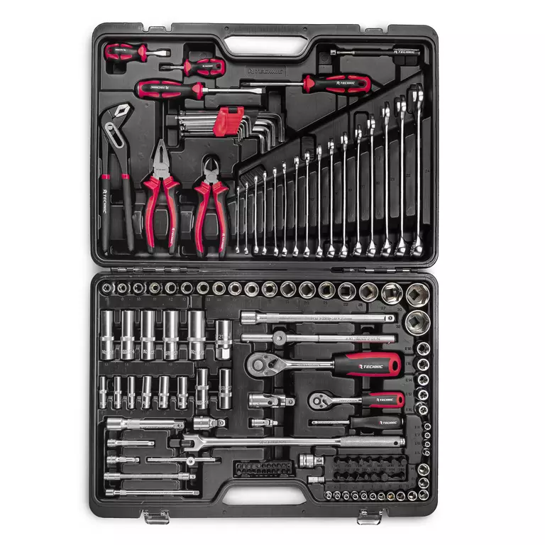 Набор ручных инструментов TECHNIC 143 предмета 1/2", 1/4" 2