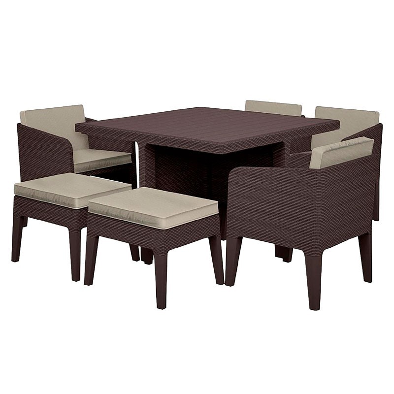 Комплект садовой мебели из семи элементов Columbia Set 7 pcs 2
