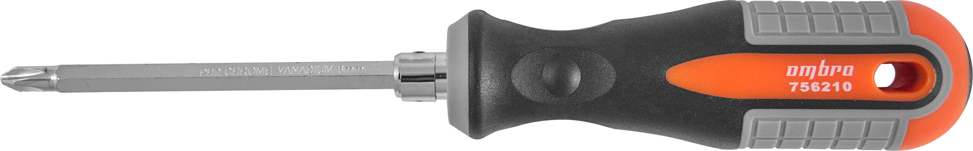 Отвертка стрежневая двусторонняя ROUND GRIP, РН2,SL6x100 мм 2