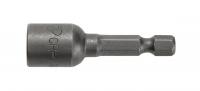 HOEGERT Насадка с магнитом 8 мм, 1/4", 2 шт.