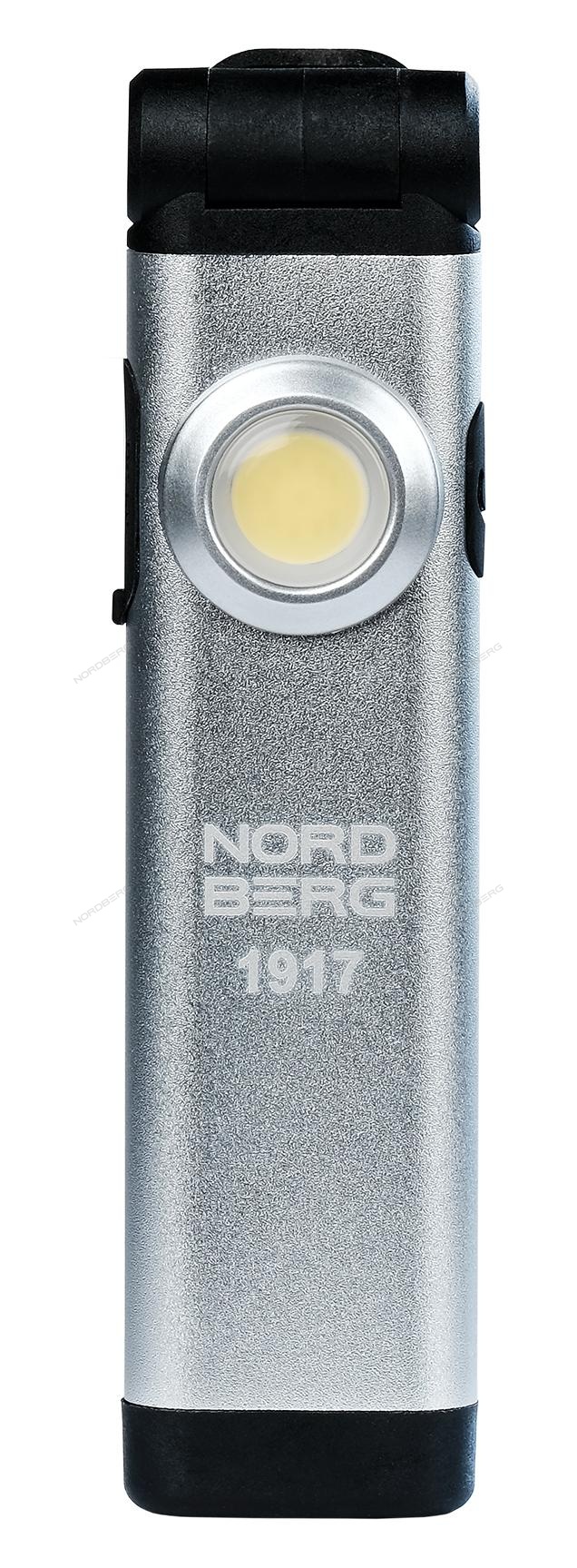 Nordberg  1917 ФОНАРЬ светодиодный, аккумуляторный, 3,7В (без зарядного уст-ва) 4