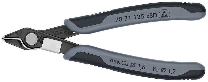 Electronic Super Knips® ESD вороненые 125 мм 2