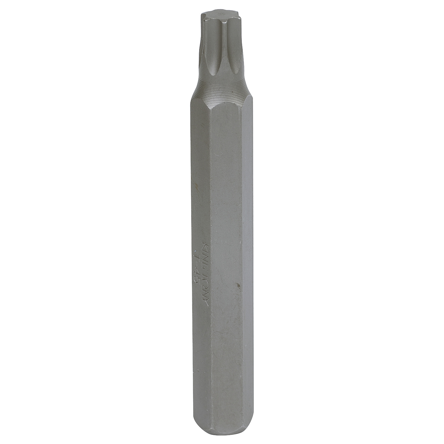 Вставка (бита) торцевая 10 мм, TORX, Т45, L = 80 мм KING TONY 168045T