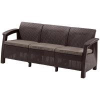 Тройной диван из пластика CORFU LOVE SEAT MAX 2