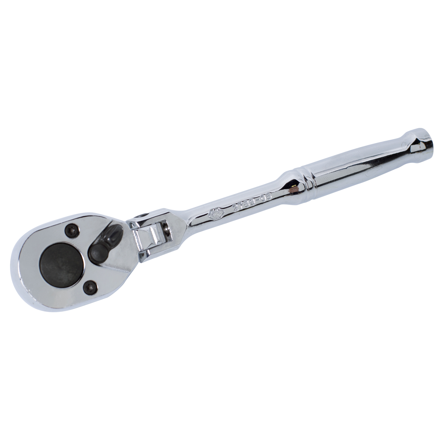 Трещотка 1/4", 150 мм, 24 зубца, флажковая, шарнирная 