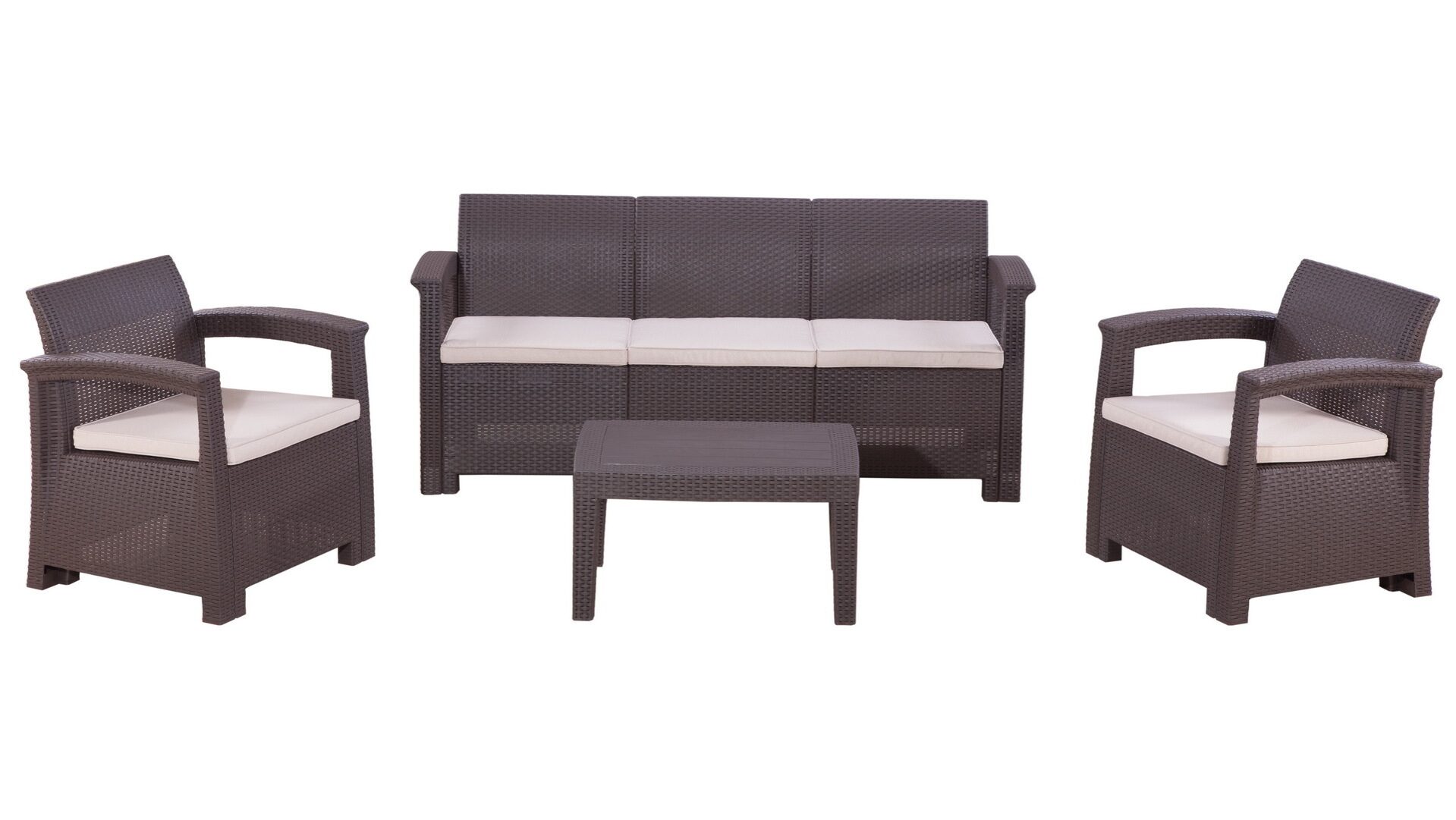 Комплект мебели B:rattan Rattan Comfort 5, венге 2