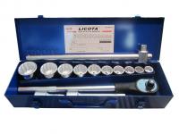 Набор торцевых головок 3/4", 12гр., 7/8"-2", 15пр.