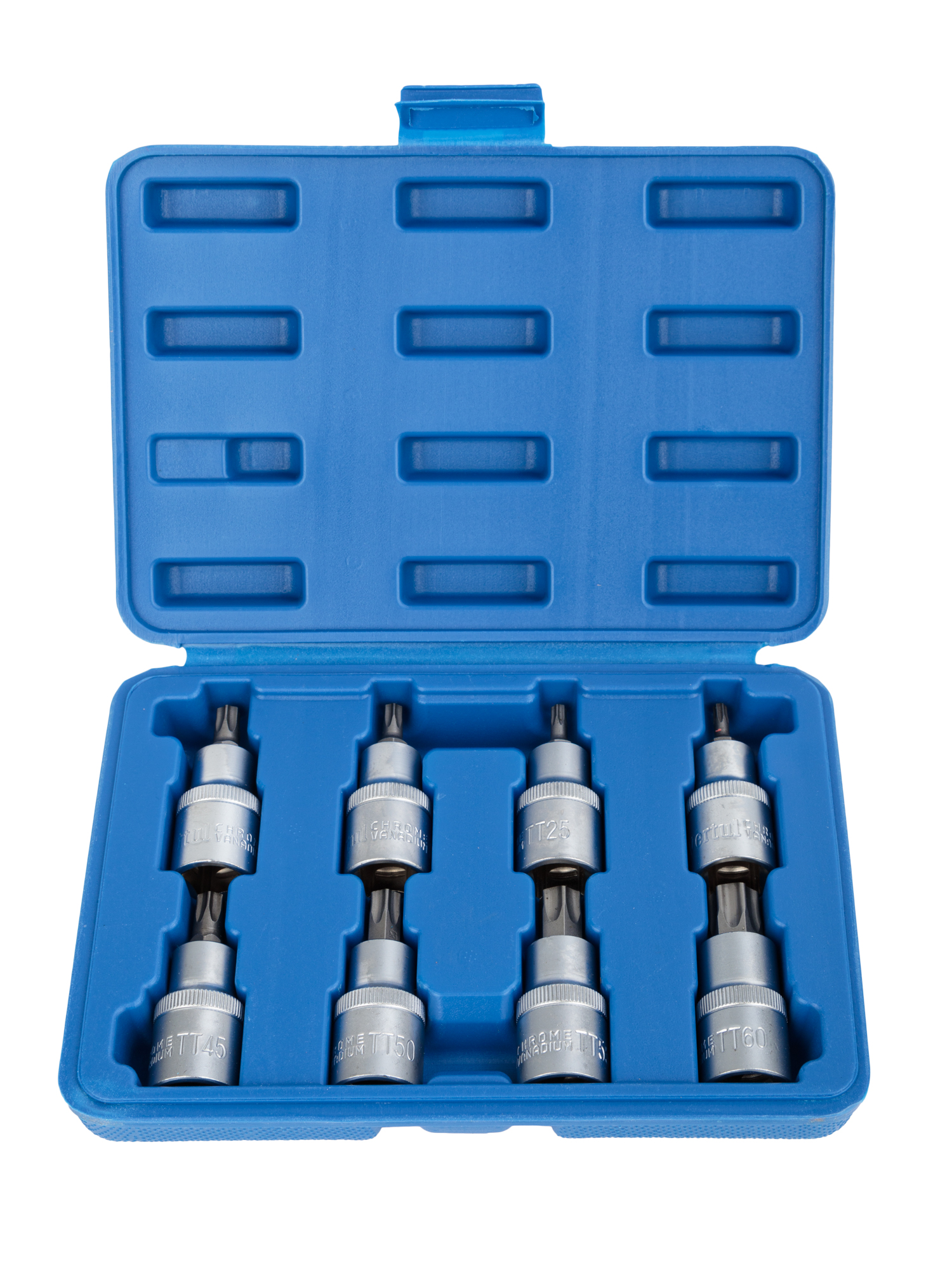 Набор головок со вставкой TORX с отверстием 1/2″, длина 55 мм, 8 пр. 2