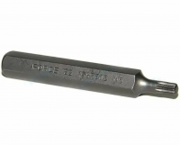 Бита Torx T27 шестигранник 10 мм L=75 мм Force