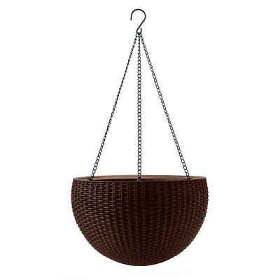 Кашпо подвесное Hanging Sphere Planter 17199246 (Коричневый)