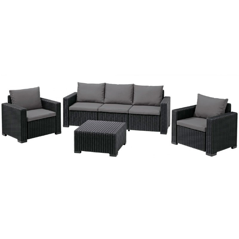 Комплект уличной мебели с тройным диваном CALIFORNIA 3 SEATER SET 3