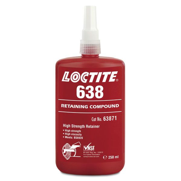 Loctite 638 Фиксатор подшипников, 250 мл 2