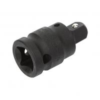 Переходник ударный 1/2"-3/8", со сменным квадратом