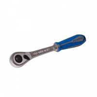 Трещотка 1/2", 250 мм, 90 зубцов, флажковая с кнопкой 