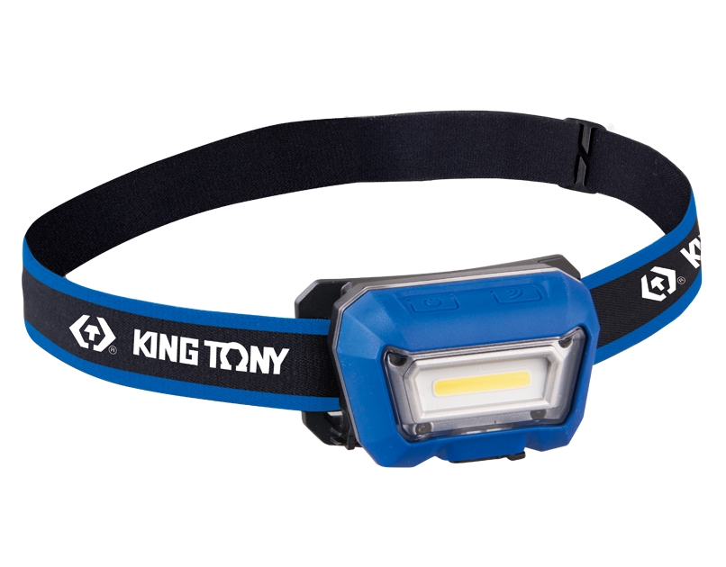 Фонарь светодиодный, налобный, 1 Led COB, 3,7 В KING TONY 9TA52A 2