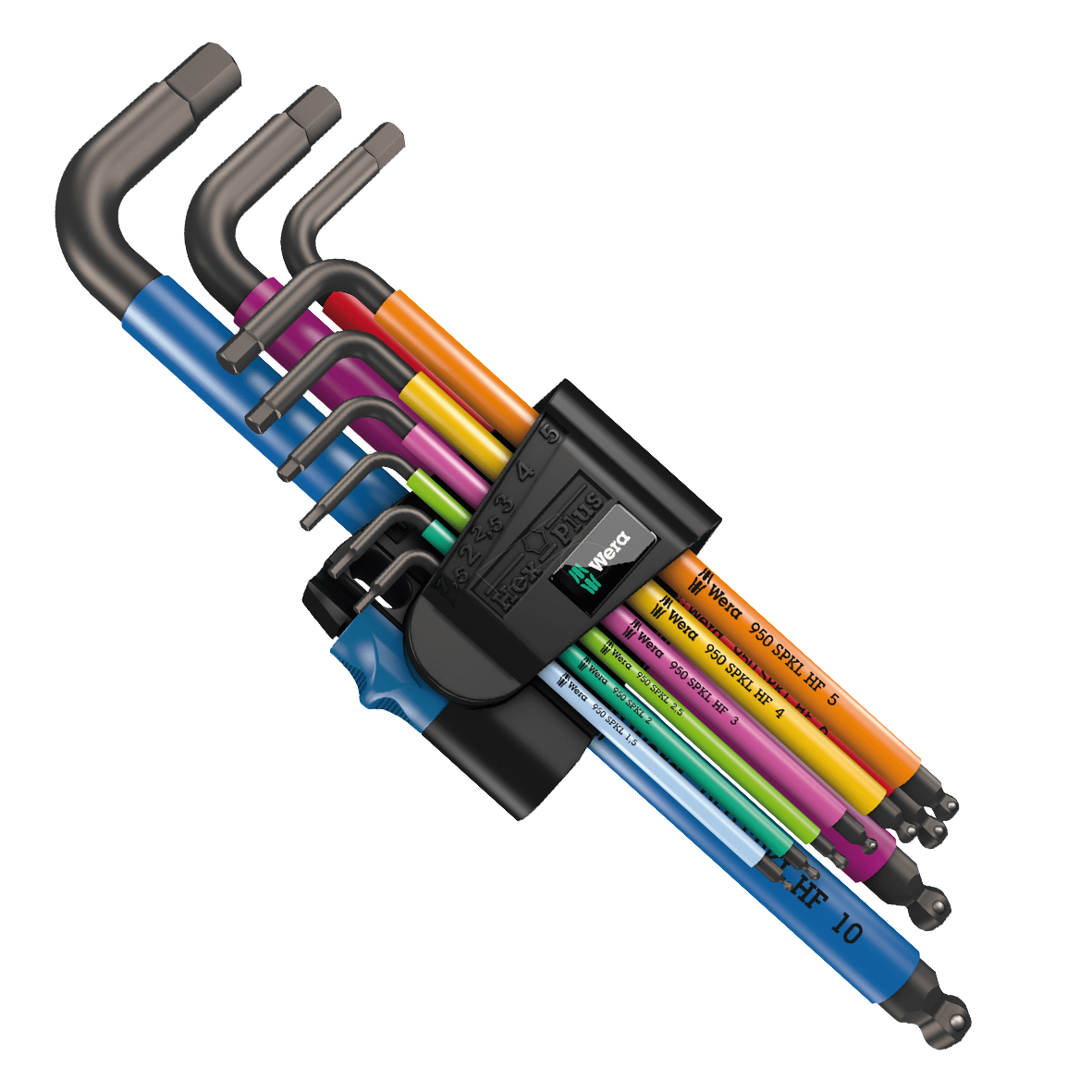 Набор Г-Образных Ключей, Метрических 950 SPKL/9 SM HF Multicolour BlackLaser  2