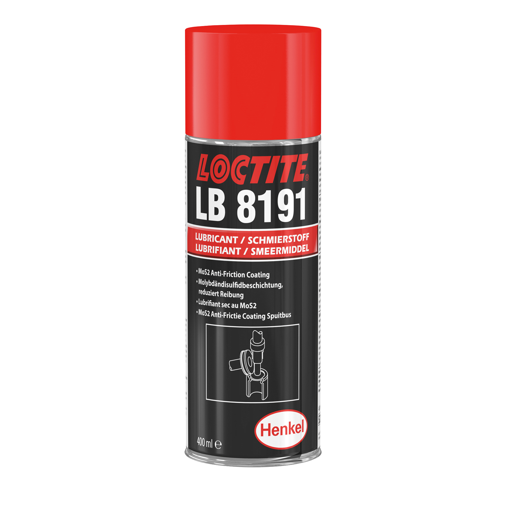 Loctite 8191 400мл Смазка на основе сульфида 2