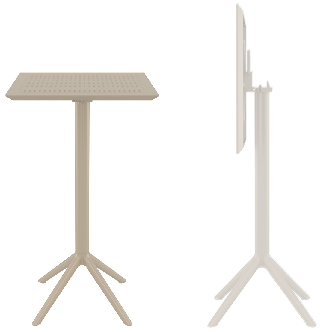 Стол пластиковый барный складной Sky Folding Bar Table