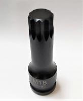 Торцевая насадка 1/2", SPLINE, M18 для болта задней ступицы VAG 