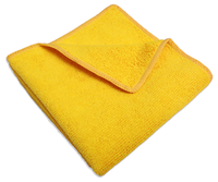 Салфетка микрофибра 220 г/м 30*30 (300шт) короб желтая 2