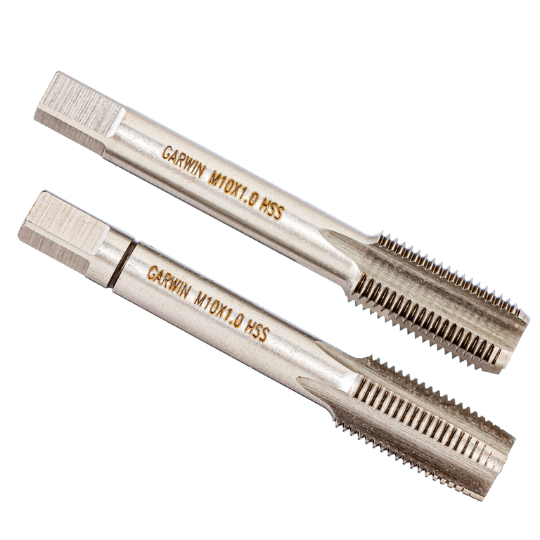 Метчики ручные, М10 x 1.0, HSS, DIN2181, комплект из 2 шт. 2