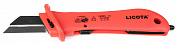 Нож для удаления оболочки кабеля с откидной защитой VDE 1000V Licota  AKD-V009 2
