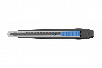 Нож с отламываемым лезвием 9 мм с пластиковым клипсом